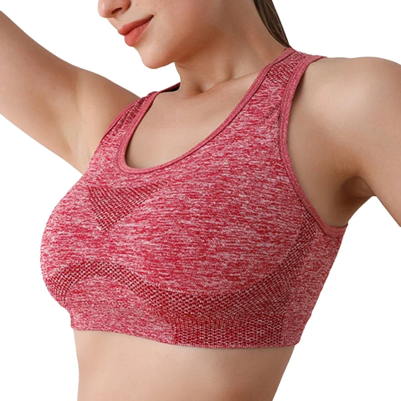 Women Sports Bra Top Push Up Fitness Yoga Bra Underwear Sport Tops For Women Breathable Running Vest Gym Wear